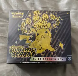 Surging Sparks ETB Elite Trainer Box - New/Factory Sealed - Pokemon TCG - Image 1