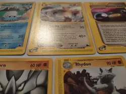 Pokemon Trading Card Game eCard Skyridge 5-Card Mix Lot Near Mint TCG NM - Image 3