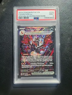 Pokemon Scarlet and Violet Charizard EX #234 Paldean Fates PSA 9 Mint - Image 1