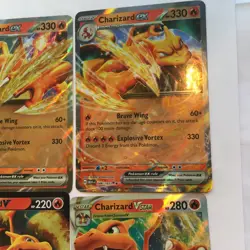 Pokemon Card Lot of 6 Charizard Holo Rare Full Art EX V Star Promo Near Mint + - Image 4