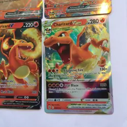 Pokemon Card Lot of 6 Charizard Holo Rare Full Art EX V Star Promo Near Mint + - Image 5