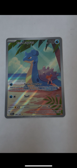 Misty's Lapras 194/182 Pokemon Destined Rivals Holo IR - Image 2