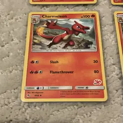 Lot of (5) Charmeleon 8/68 Pokemon TCG Hidden Fates Uncommon Battle Academy - Image 3