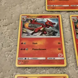 Lot of (5) Charmeleon 8/68 Pokemon TCG Hidden Fates Uncommon Battle Academy - Image 5