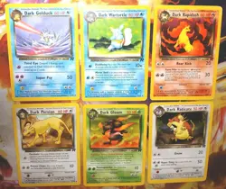 Pokemon TCG Vintage Team Rocket 6 Card Lot WOTC - Image 1
