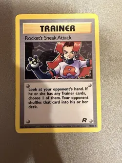 Pokemon Trainer Rockets Sneak Attack Non Holo - Image 1