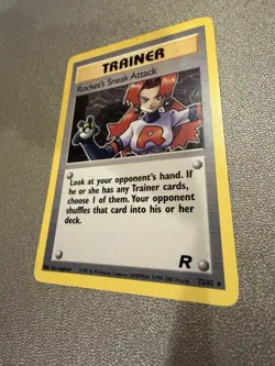 Pokemon Trainer Rockets Sneak Attack Non Holo - Image 4