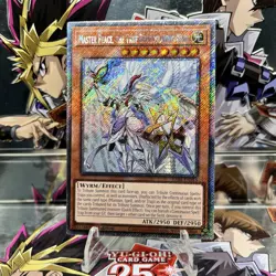 Yugioh Master Peace, the True Dracoslaying King RA04-EN283 Platinum Secret Rare - Image 1