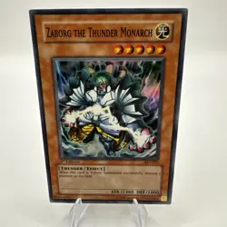 Yu-Gi-Oh! Zaborg the Thunder Monarch Ancient Sanctuary AST-023 1st Edition NM - Image 1