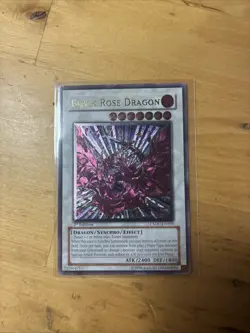 Yu-Gi-Oh Black Rose Dragon CSOC-EN039 Ultimate Rare 1st Edition LP Condition - Image 1