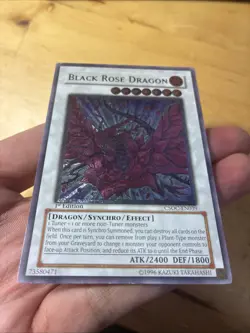 Yu-Gi-Oh Black Rose Dragon CSOC-EN039 Ultimate Rare 1st Edition LP Condition - Image 3
