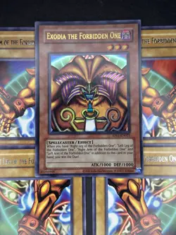 Yu-Gi-Oh! 2024 Exodia the Forbidden One Retro Pack 1 Reprint Complete Set NM - Image 1