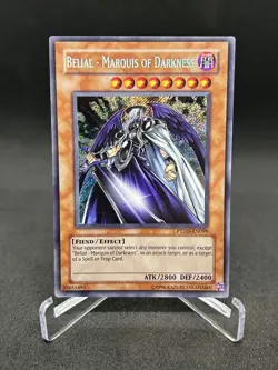 Yugioh Belial - Marquis of Darkness PTDN-EN099 Secret Rare Unlimited Edition NM - Image 1