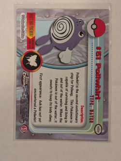 Poliwhirl Topps Chrome #61 Pokemon Card - Image 2