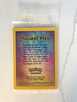 Sealed 1999 Ancient Mew Promo Pokemon Card WOTC MINT - Image 2