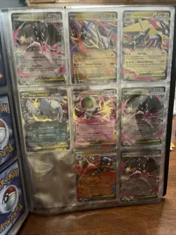 Pokemon Mega Evolution Binder With All Mega Evolution Cards - Image 4