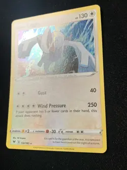 Pokemon Card Lugia 132/185 Holo Rare SWSH Vivid Voltage LP-NM - Image 2