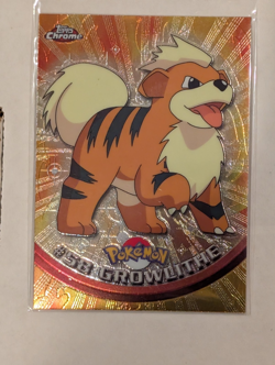 Growlithe Topps Chrome #58 Pokemon Card - Image 1
