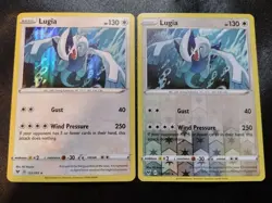 Lugia 132/185 Holo/Reverse Holo Vivid Voltage Pokemon Card Set NM - Image 1