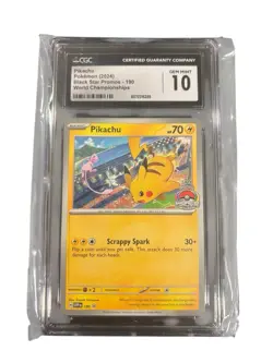Pikachu - 190 - CGC 10 - SV: Scarlet & Violet Promo Cards (SVP) - Image 1