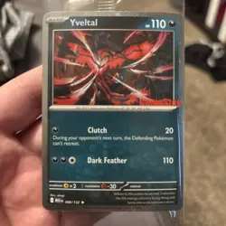 NEW RARE Yveltal GameStop Mega Evolution Promo Card [Sealed] - Image 1