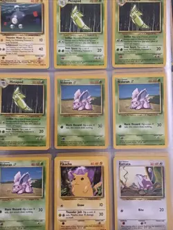 Huge Vintage Pokemon Card Binder Collection pikachu dark wotc Holo 380+ Cards - Image 4