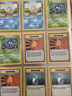 Huge Vintage Pokemon Card Binder Collection pikachu dark wotc Holo 380+ Cards - Image 5