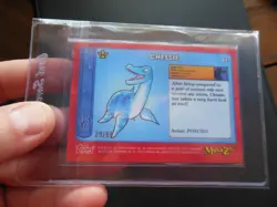 MetaZoo Topps Chrome Chessie 29/99 Green Refractor Card - Image 2