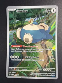 Pokemon Card TCG - Snorlax SVP 051 Scarlet & Violet 151 Black Star Promo NM - Image 1