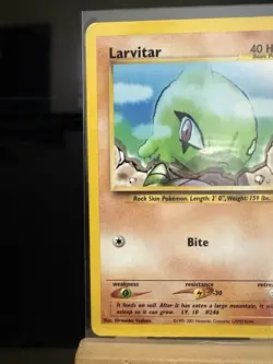 LARVITAR - 57/75 Neo Discovery - LP - Regular Common - Pokemon TCG Card - Image 2