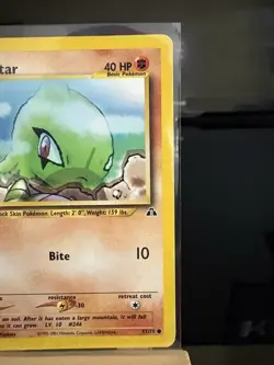 LARVITAR - 57/75 Neo Discovery - LP - Regular Common - Pokemon TCG Card - Image 3