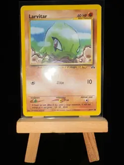 LARVITAR - 57/75 Neo Discovery - LP - Regular Common - Pokemon TCG Card - Image 4