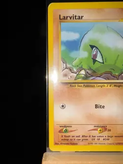LARVITAR - 57/75 Neo Discovery - LP - Regular Common - Pokemon TCG Card - Image 5