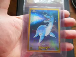 MetaZoo Topps Chrome Chessie 03/50 Gold Refractor Card - Image 1