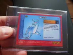 MetaZoo Topps Chrome Chessie 03/50 Gold Refractor Card - Image 2