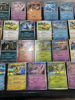 (30) EEVEE CARDS LOT VTG HOLO GLACEON LEAFEON ESPEON JOLTEON EVOLUTION 4 - Image 3