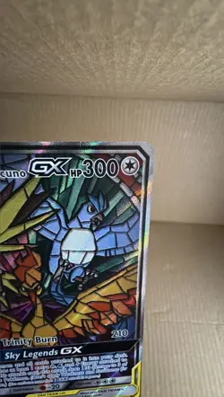 Pokemon TCG Moltres Zapdos Articuno GX SM210 Hidden Fate Promo Card NM Condition - Image 5
