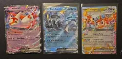 Pokemon TCG Surging Sparks 11 Card Lot Latias Exeggutor Black Kyurem + All Mint - Image 3