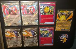 Pokemon TCG Surging Sparks 11 Card Lot Latias Exeggutor Black Kyurem + All Mint - Image 4