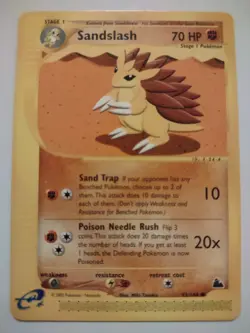 Pokemon Trading Card Game eCard Skyridge Fighting 5-Card Lot Near Mint TCG NM - Image 2