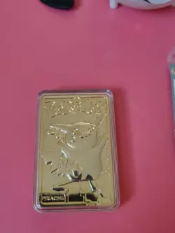 Pokemon Pikachu 23K Gold-Plated Card with Pokemon Ball and Certificate - Image 2
