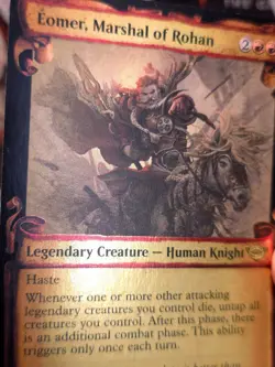 FOIL Eomer, Marshal of Rohan SHOWCASE SCROLLS, The Lord of the Rings, MTG NM/M - Image 3