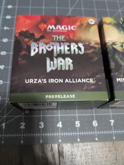Lot of 2: MTG BROTHER'S WAR PreRelease kit (Urza & Mishra) *unopened* #CCG - Image 2