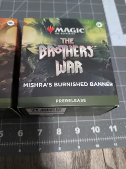 Lot of 2: MTG BROTHER'S WAR PreRelease kit (Urza & Mishra) *unopened* #CCG - Image 3