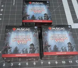Lot of 3: MTG INNISTRAD CRIMSON VOW PreRelease kit Magi *new sealed* #CCG - Image 1