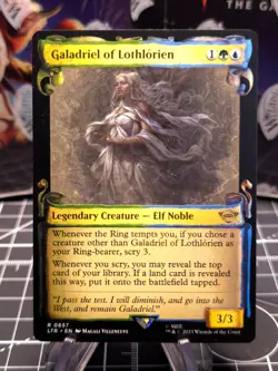 MTG - Galadriel of Lothlorien - Showcase Scrolls R MTG The Lord of the Rings NM - Image 1