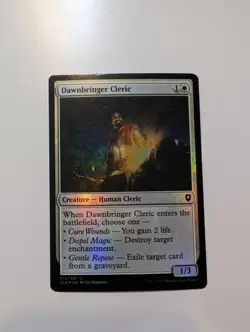 MTG - Dawnbringer Cleric (Foil) - Baldur's Gate NM/M Condition - Image 1