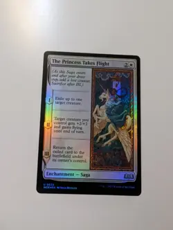 MTG - The Princess Takes Flight (Foil) - Wilds of Eldraine NM/M Condition - Image 1