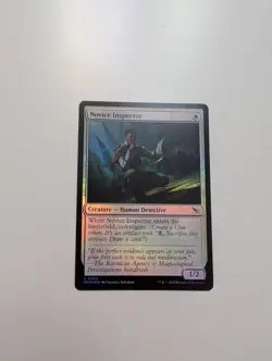 MTG - Novice Inspector (Foil) - Murders at Karlov Manor NM/M Condition - Image 1