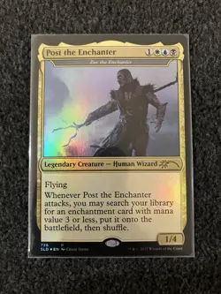 Magic MTG - Post The Enchanter / Zur The Enchanter Foil Post Malone Secret Lair - Image 1